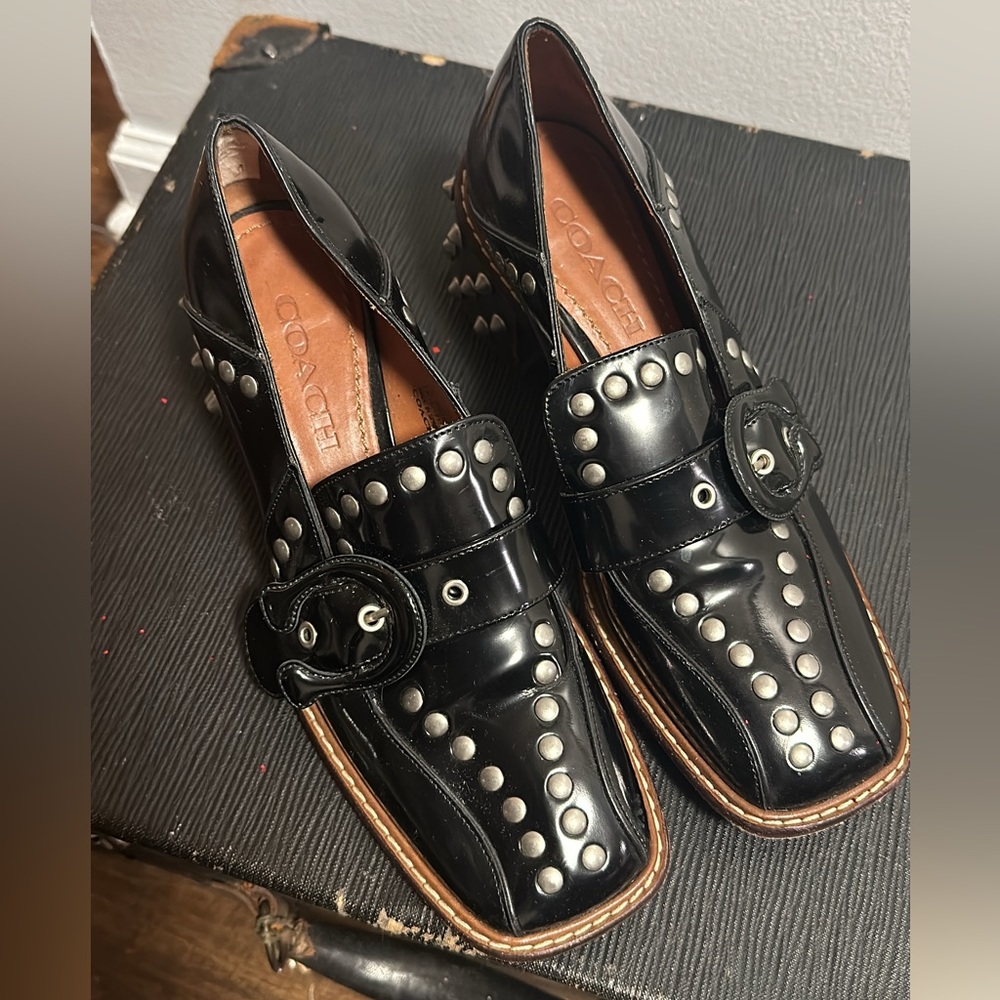 Coach studded loafers